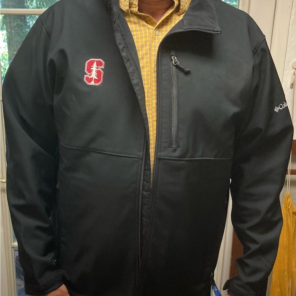 Columbia men’s 2XL Black Jacket with Stanford patch